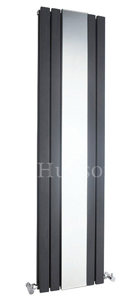 Sloane Double Panel Designer Radiator With Mirror Anthracite