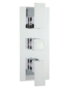 Hudson Reed Art Triple Concealed Thermostatic Shower Valve