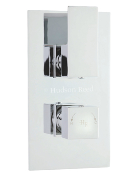 Hudson Reed Art Twin Concealed Thermostatic Shower Valve  By Hudson Reed