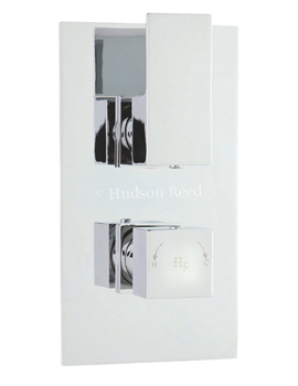 Hudson Reed Art Twin Concealed Thermostatic Shower Valve With Diverter  By Hudson Reed