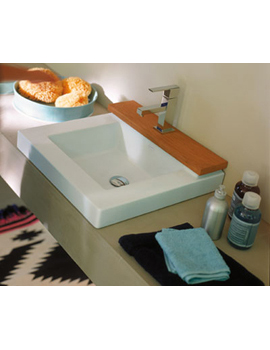 Silverdale Contemporary Jacuzzi Aura 1 Tap Hole Wash Basin