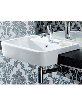 Silverdale Contemporary Henley (Jacuzzi Bordo) Semi-Countertop Basin