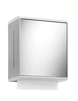 Keuco Moll Paper Towel Dispenser with Mirror Door RH