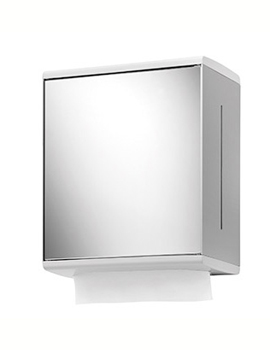 Keuco Moll Paper Towel Dispenser with Mirror Door LH