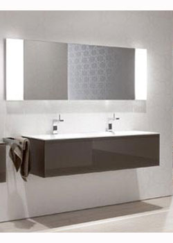 Edition 11 Vanity Unit 1400mm for Varicor Double Bowl with LED