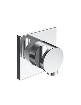 Keuco IXMO hose connection with shower bracket with round flange square flange 59592010002 By Keuco