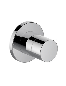 Keuco IXMO concealed three way stop and diverter valve Pure handle round escutcheon 59549010001 By Keuco
