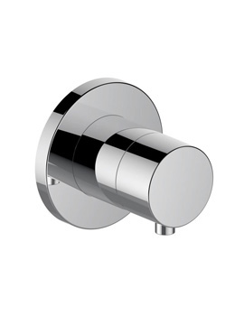 Keuco IXMO concealed three way stop and diverter valve Comfort handle round escutcheon 59549011001 By Keuco