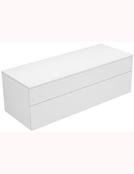 Keuco Edition 400 Side Unit 2 Drawers 1400mm (180mm and 270mm Front)