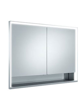 Keuco Royal Lumos Recessed Mirror Cabinet 1000mm Open Shelf - 14314171331