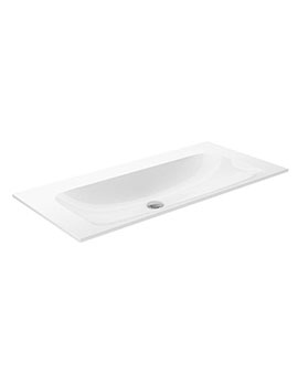 Keuco Keuco Plan Ceramic Washbasin Without Tap Holes 1005mm - 32970