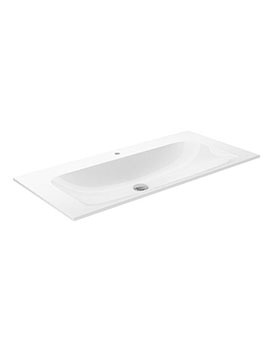 Keuco Plan Ceramic Washbasin With 1 Tap Holes 1005mm - 32970