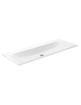 Keuco Keuco Plan Ceramic Washbasin Without Tap Holes 1205mm - 32980