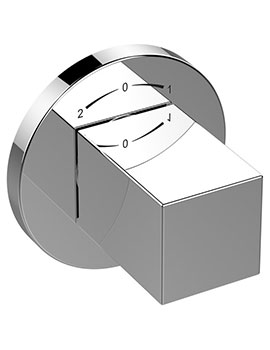 Edition 90 Concealed 2-way Stop and Diverter Valve - 59057