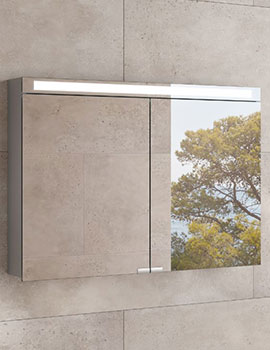 Royal eOne 1000mm Mirror Cabinet With LED - 44303171331