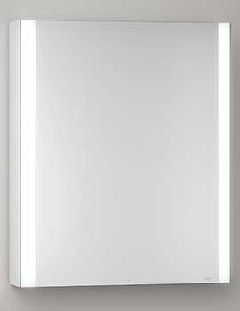 Keuco Somaris 600mm Wall Mounted 2 Doors Mirror Cabinet With Mirror Heater - 14501
