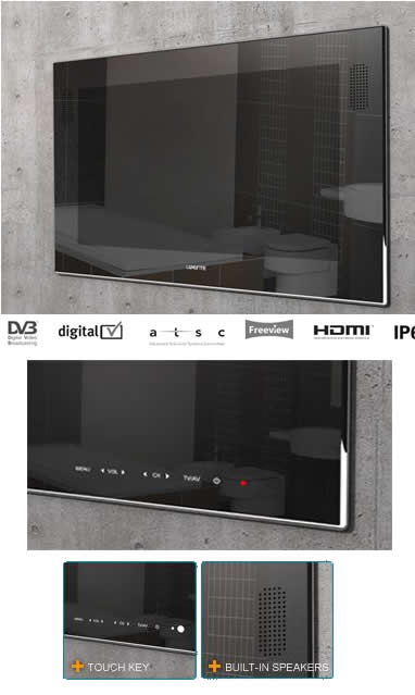 Sheths Legend Waterproof Bathroom TV  By Sheths