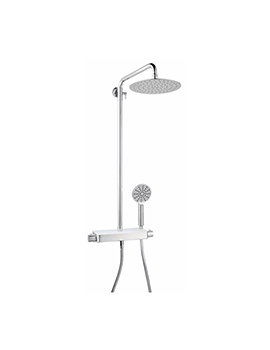 Marflow Glass Top Cool Touch Thermostatic Shower Valve - PTC749K