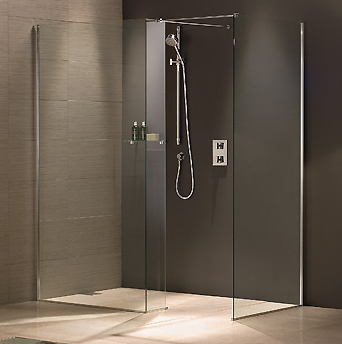 Wet Room Panel with Return Panel - AWL