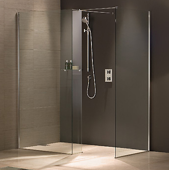 Matki Wet Room Panel with Return Panel - AWL