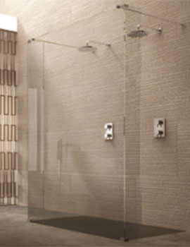 Matki Twin Entrance Wet Room With Return Panels - AWT