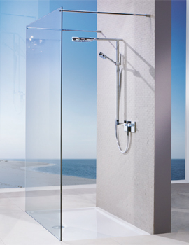 Matki Twin Entrance Straight Panel Wet Room