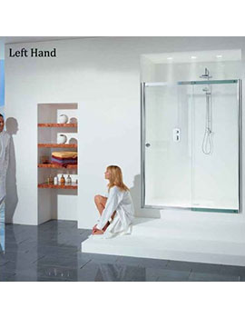 Colonade Straight Sliding Door with Tray - NSS