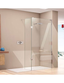 Matki EauZone Plus  Wet Room Panel With Hinge Panel - EWPH