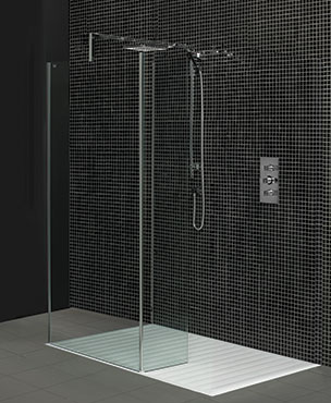 Merlyn Merlyn Cube 1 Wetroom Glass Option 1