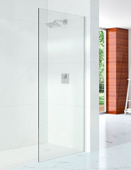 Merlyn 10 Series Wet Room Glass Panel Only  By Merlyn