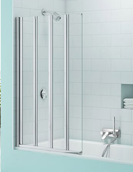 SecureSeal 4 Fold Bath Screen