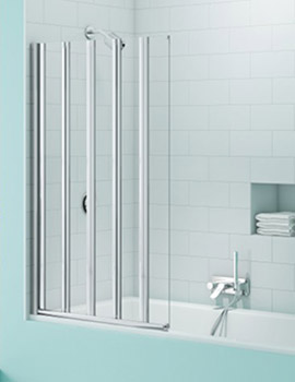 Merlyn SecureSeal 5 Fold Bath Screen