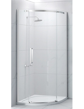 Merlyn Essence Frameless 1 Door Quadrant  By Merlyn