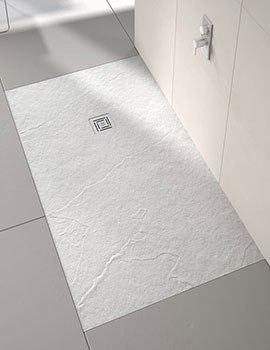 TrueStone Rectangular Shower Tray and Waste