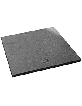 TrueStone Square Shower Tray and Waste