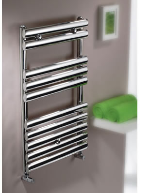 MHS Oval Dual Fuel Bathroom Radiator By MHS