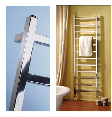 MHS Climber Polished Bathroom Radiator