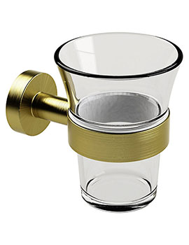 Miller Bond Brass Tumbler Holder