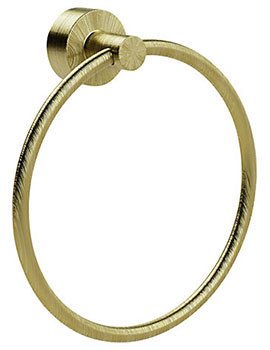 Miller Bond Brass Towel Ring By Miller