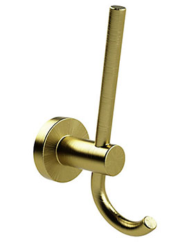 Miller Bond Brass Double Robe Hook By Miller