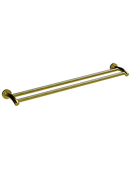 Miller Bond Brass Double Towel Rail By Miller