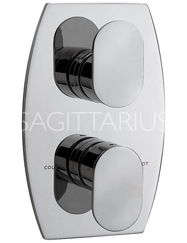 Sagittarius Metro Concealed Thermostatic Shower Valve with Divertor