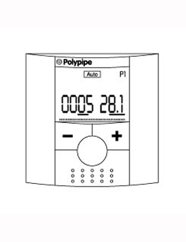 Polypipe Programmable Room Thermostat RF  By Polypipe