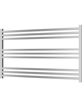 Radox Quebis Designer Radiator Chrome Horizontal - RXQU