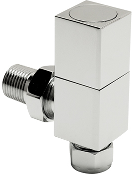 Square Angled Valve Wheelhead and Lockshield - RV-SQAN-CH