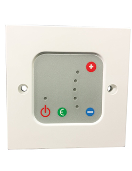 Radox White Wall Controller - RXEL-WALLPLATE-WH  By Radox