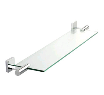 Glide Toughened Clear Glass Shelf