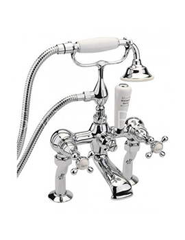 Sagittarius Kensington Cross Head Bath Shower Mixer Chrome