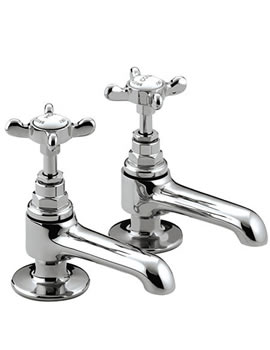 Sheths Bristan 1901 Basin Pillar Taps  By Sheths