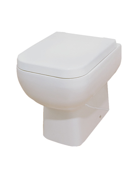 RAK Series 600 Back To Wall WC With Toilet Seat